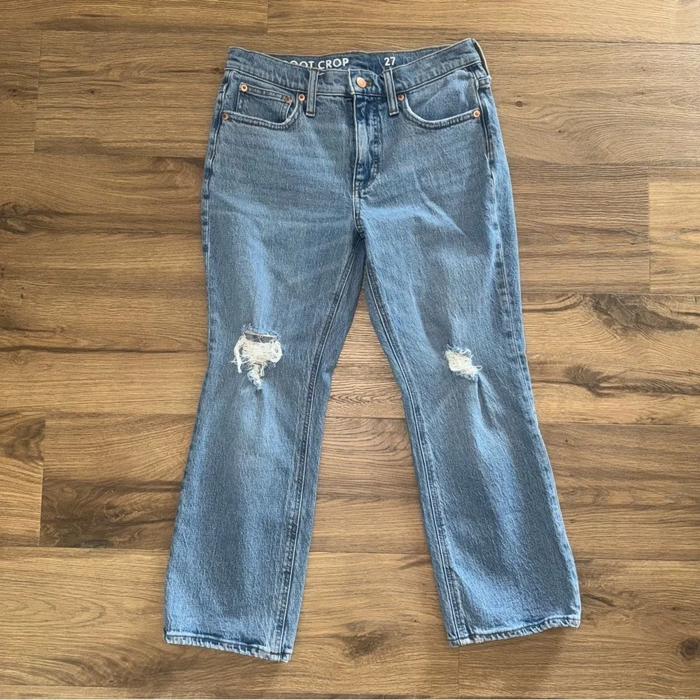 J. Crew Demi Boot Crop Jeans